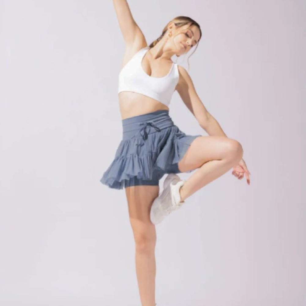 POPFLEX Pirouette Skirt - Storm Blue